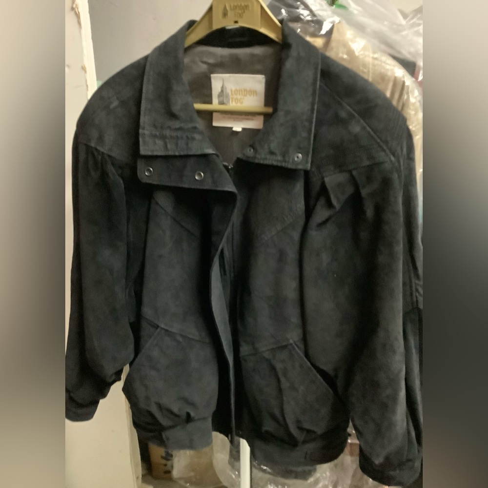 New vintage Leather nubuck suede jacket